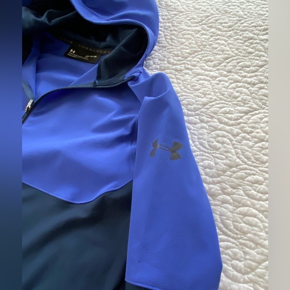 Under Armour Men’s Threadborne Half Zip Popover Hooded Jacket Size Medium - Picture 5 of 10